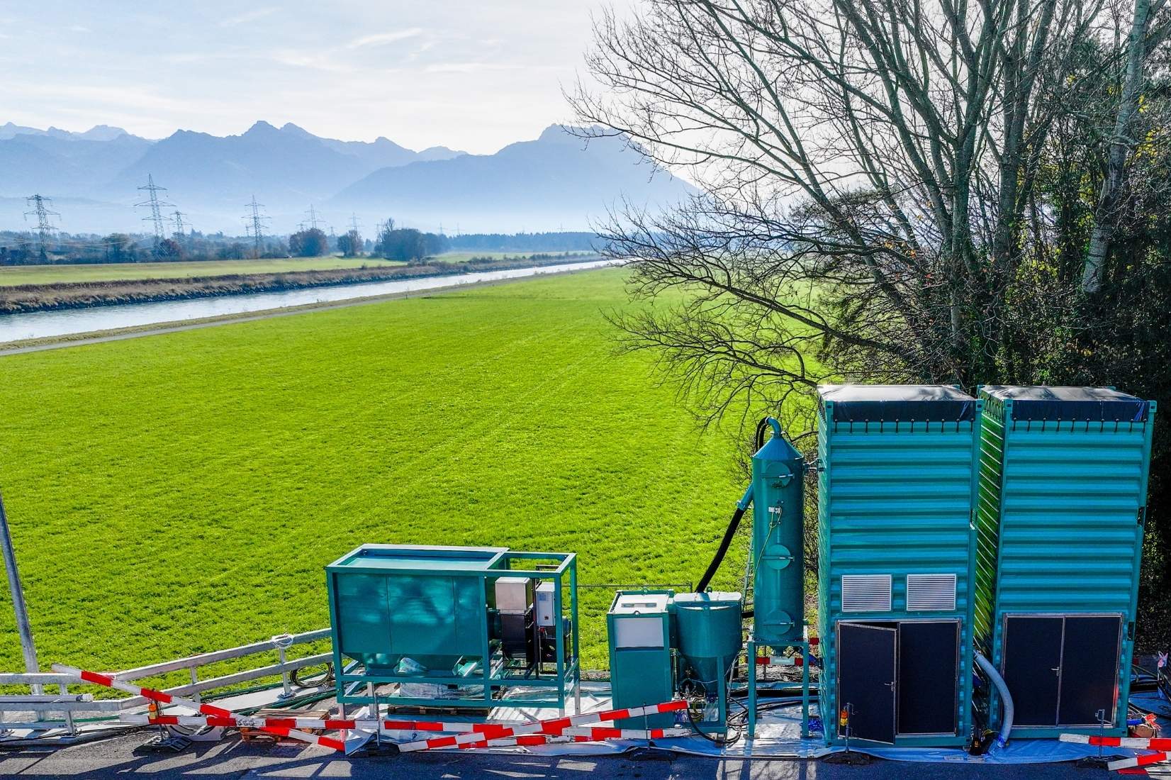 Straalmiddel recycling unit succesvol geplaatst bij Marty AG in Zwitserland